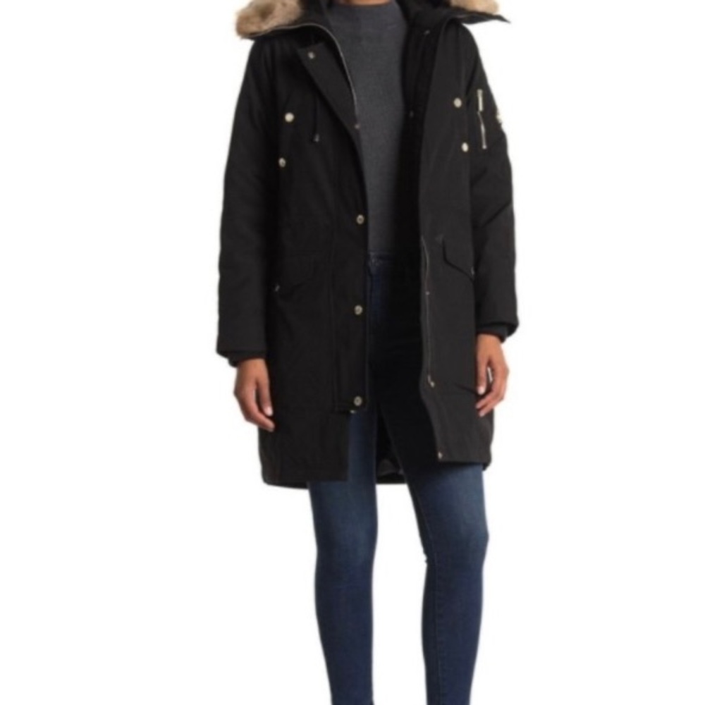 Michael Kors Faux Trimmed Parka